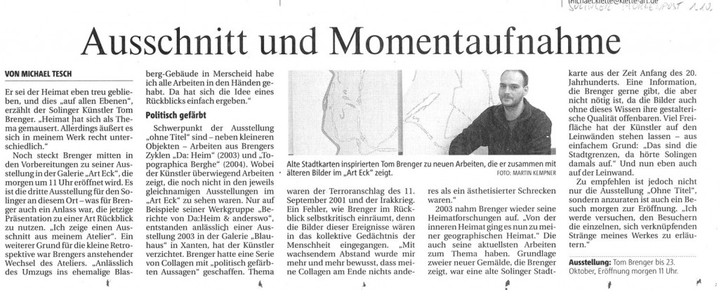 Solinger Morgenpost 2005